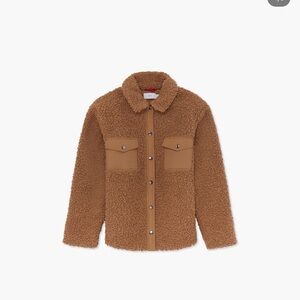 Onia Camel Sherpa Nylon Jacket Medium NWT